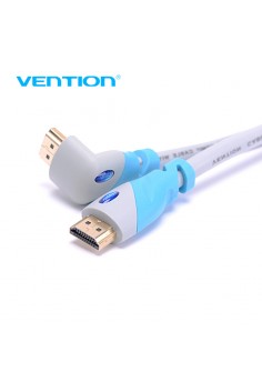 Dây cáp HDMI 1 đầu vuông góc 90 độ Vention H330HDA dài 3m Hỗ trợ 3D, 4K